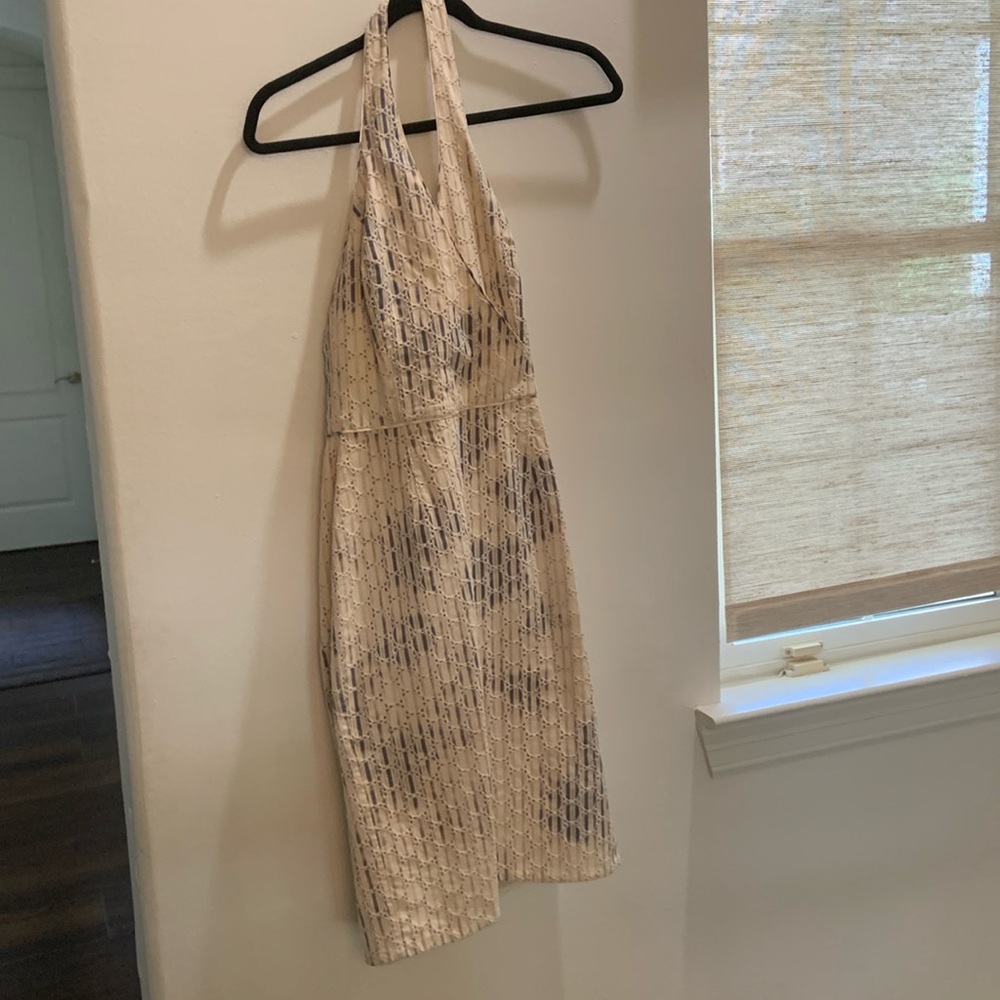 Kay Unger halter top midi/mini dress